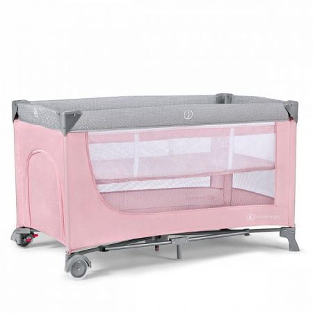 Cestovní postýlka Kinderkraft LEODY 2021 Pink